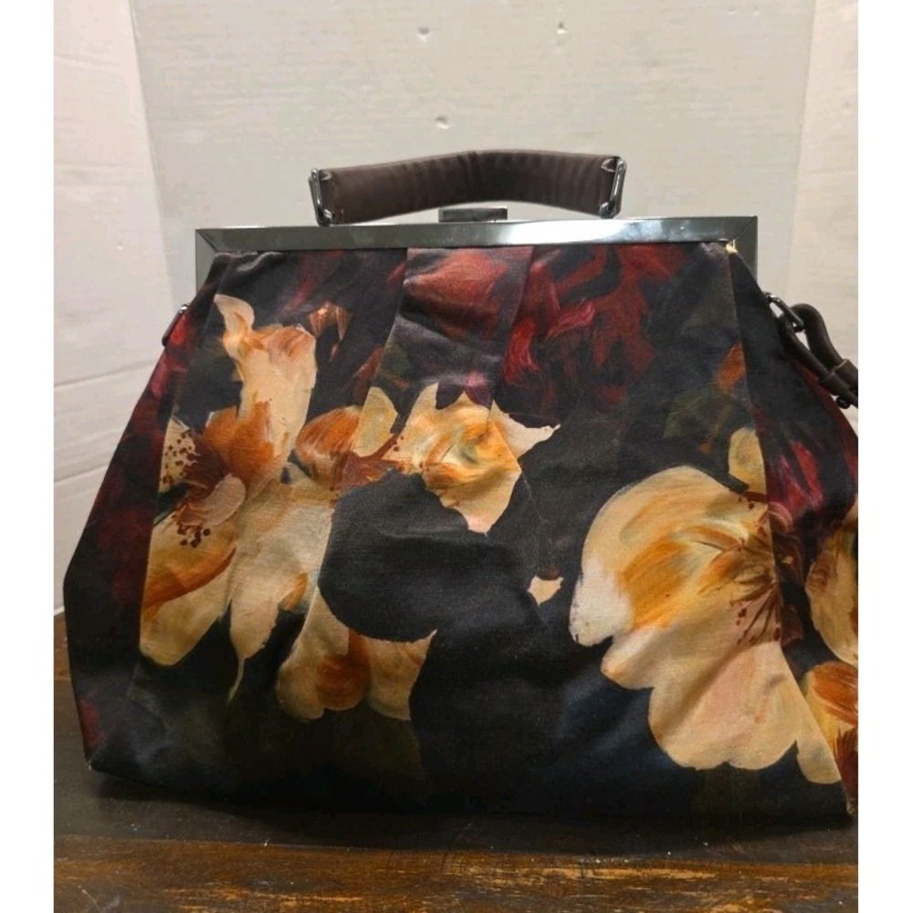 2011 H&M Conscious Collection Floral Handbag Purse